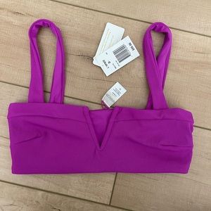 L*SPACE Lee Lee Bikini Top in Pitaya